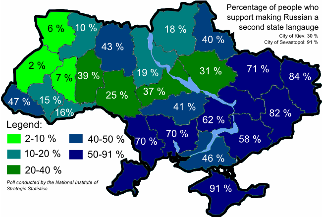 Russiannlanguage imortance by oblast 2005